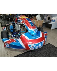 (VENDIDO) Kart Energy Mini Storm 2023 de segunda mano completo con motor X30 Mini y Mychron 5