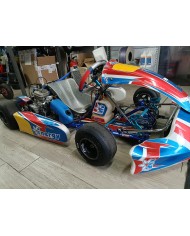 (VENDIDO) Kart Energy Mini Storm 2023 de segunda mano completo con motor X30 Mini y Mychron 5