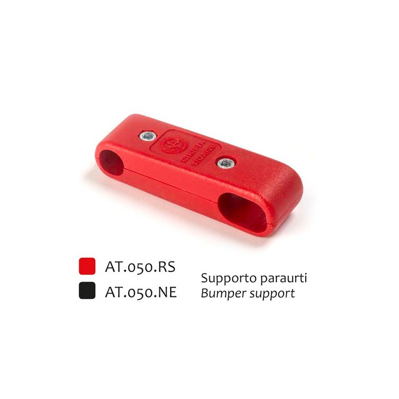 Kit de sujección paragolpes delantero plastico  (rojo)