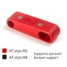 Kit de sujección paragolpes delantero plastico  (rojo)