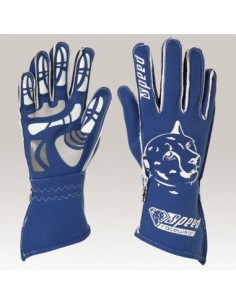 Guantes  Melbourne G-2  azul - blancos  talla 4